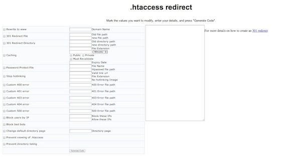 .htaccess redirects