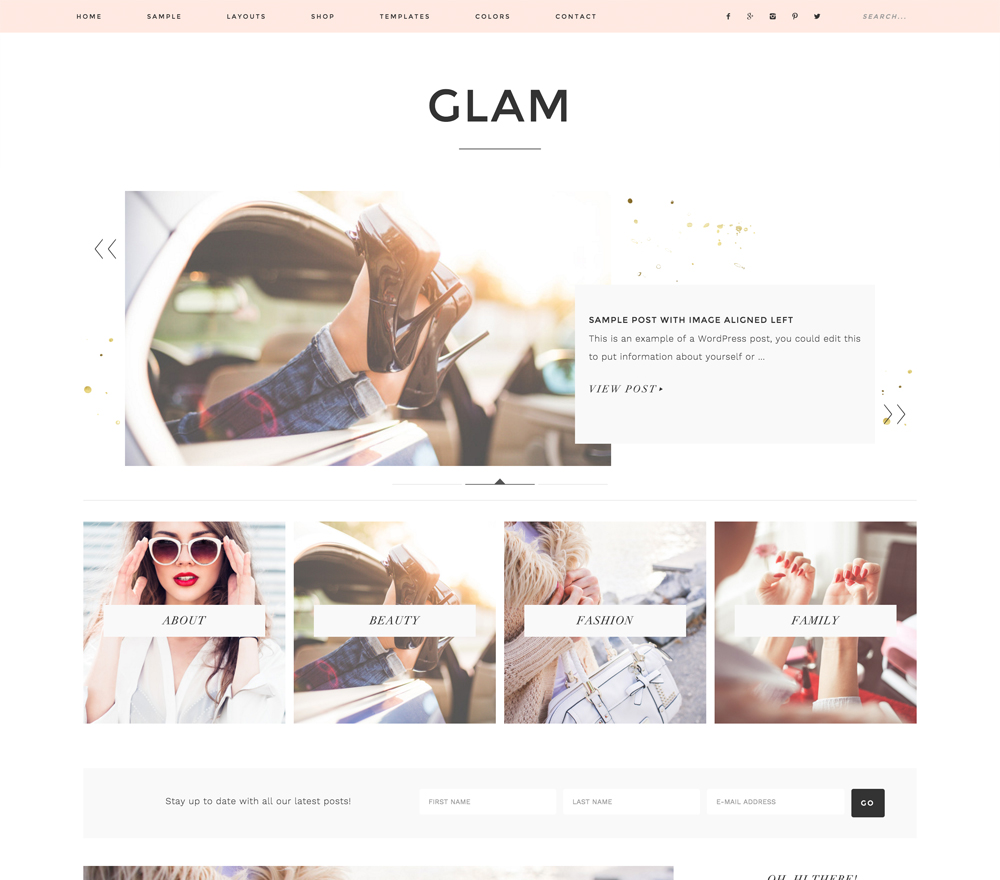 Glam Pro WordPress Theme